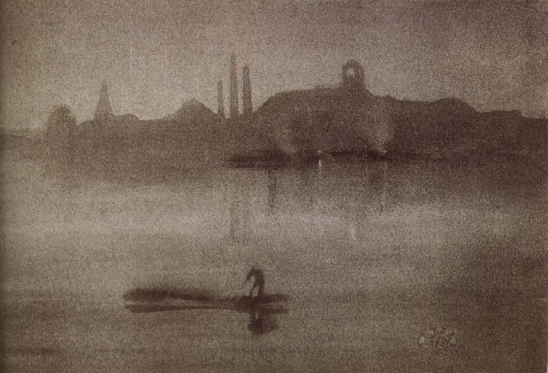 James Abbot McNeill Whistler Nocturne Norge oil painting art